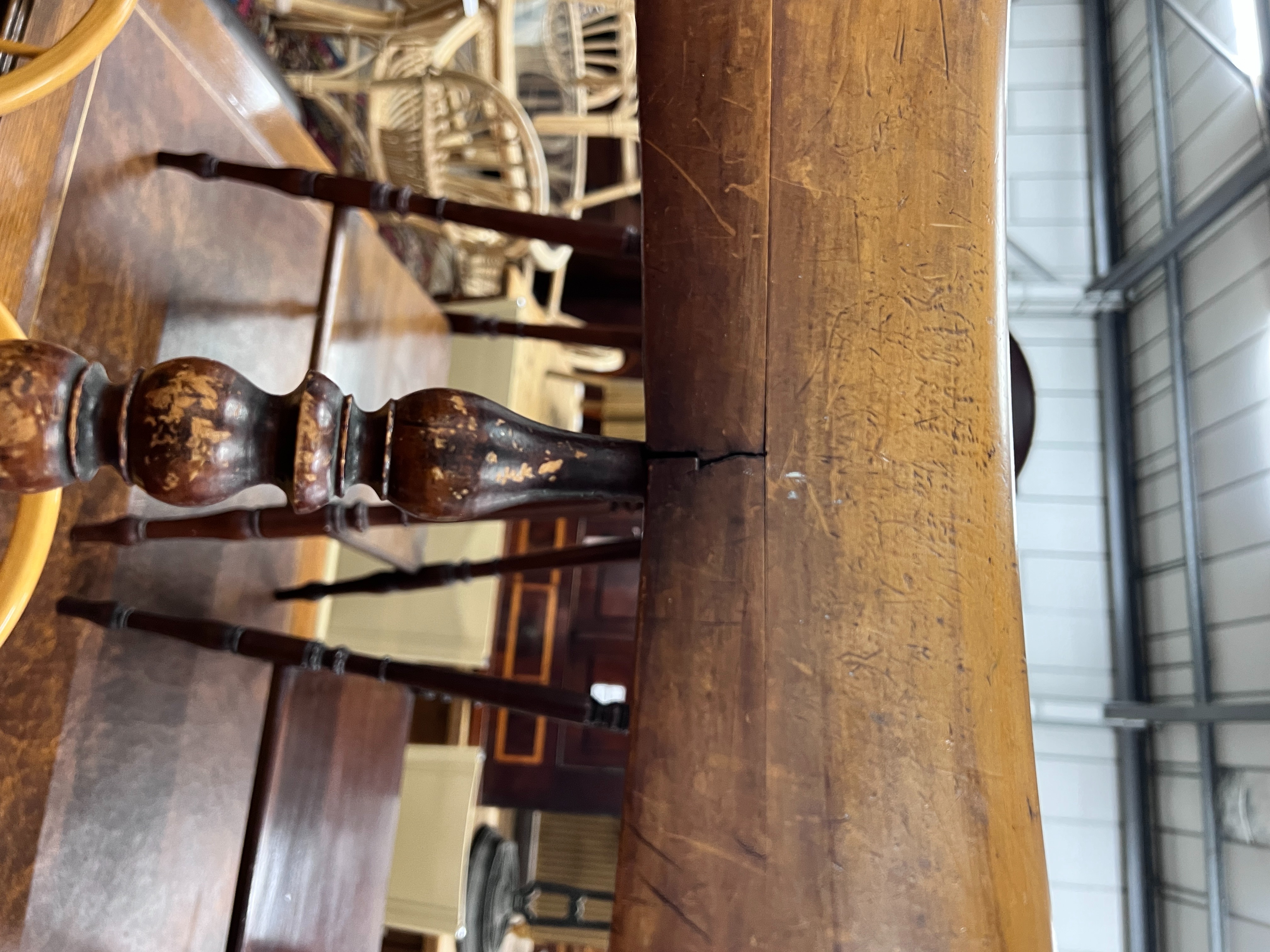 A Victorian elm and beech smoker's bow chair, width 67cm, depth 46cm, height 78cm